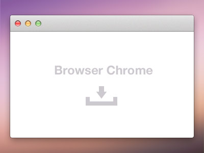 Web Browser PSD