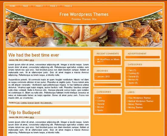 Grilling and Barbecue WordPress Theme