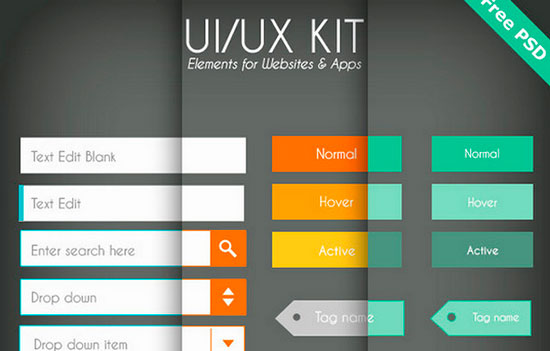UI/UX Flat design
